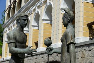 中国澳门，历史中心，建筑，立面，历史，建筑，澳门