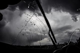 mini，cooper，minicooper，车，车，雨，雨，云