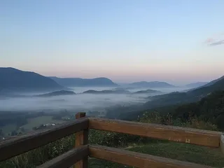 山谷，山顶，山脉，山脉，季节，景观，环境，鲍威尔山谷俯瞰