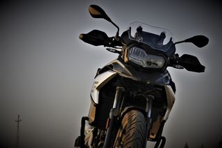 发动机, 宝马, gs, f750gs, 摩托车, 交通, 低角度视图, 交通方式