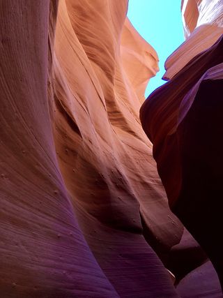 美国、lechee、lower antelope canyon、iphone x、自然、曲线、雕刻、渐变