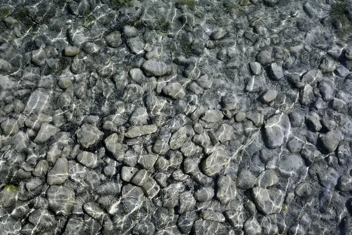 水、基本、石头、自然、湖泊、背景、透明、灰色