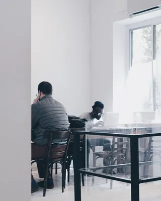 工作、咖啡、工作区、白色、干净、最小、设置、氛围