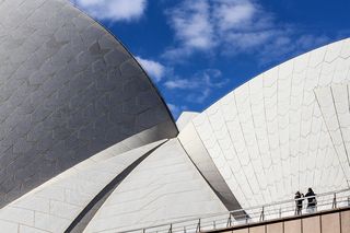 建筑，澳大利亚，多云，游客，情侣，人，港口，城市景观