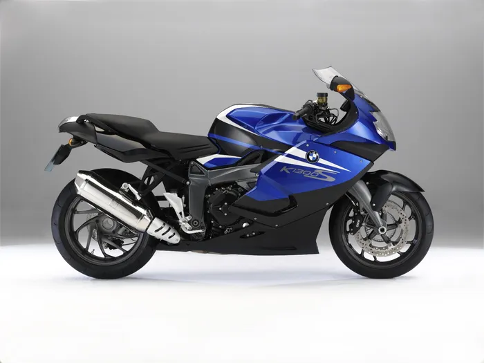 黑色，蓝色，宝马运动自行车，宝马，k 1300，金属，摩托车，自行车