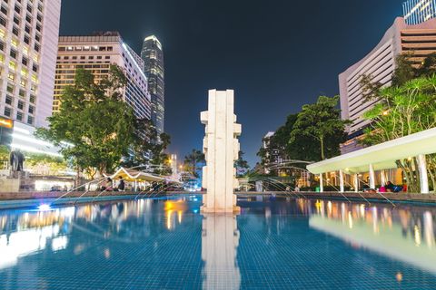 喷泉和高层建筑 喷泉和高层建筑