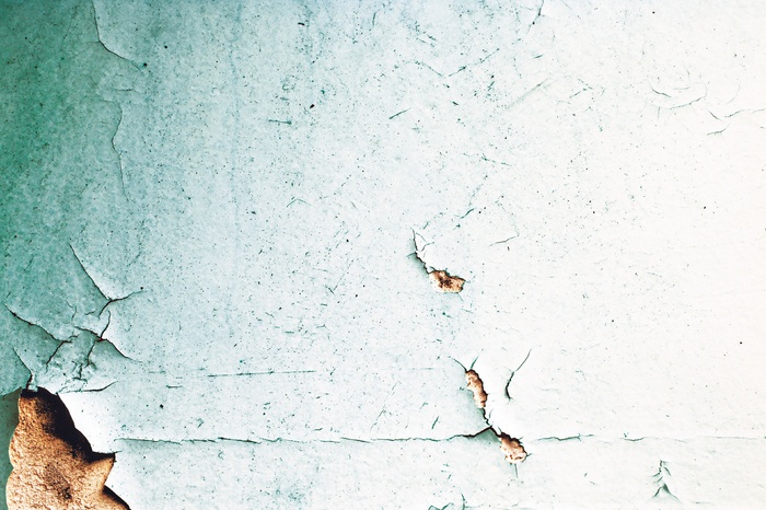 剥落油漆、墙壁、颜色、干燥、开裂、裂缝、灰泥、碎屑