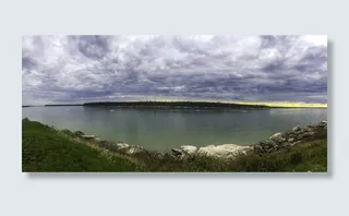 加拿大，普罗维登斯堡，风景，风景，全景，河流，水，天空