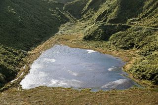 水域、自然、景观、旅游、山地、亚速尔群岛、徒步旅行、乐趣