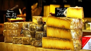 法国、夏蒙尼、食品和饮料、食品、堆叠、注重前景、新鲜度、零售