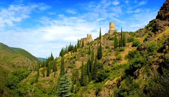 拉斯托尔城堡(Chateaux de Lastours)-卡塔尔城堡(Cathar Castles)-11世纪-法国 拉斯托尔城堡(Chateaux de Lastours)-卡塔尔城堡(Cathar Castles)-11世纪-法国