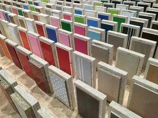 颜色、材料、样品、颜色、选择、设计、家居、调色板