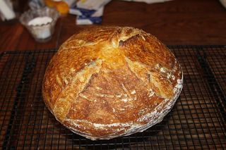 酸的，面团，面包，酸面团，酸面团面包，手工面包，食品和饮料，食品