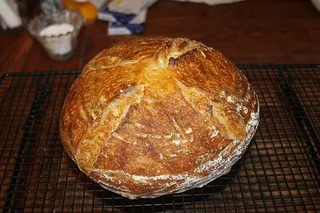 酸的，面团，面包，酸面团，酸面团面包，手工面包，食品和饮料，食品