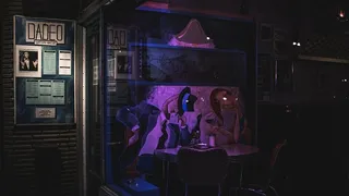 酒吧，公告牌，商务，椅子，深色，家具，玻璃，室内