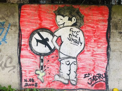 克罗地亚，扎达尔，obala kneza trpimira 7，艺术与工艺，涂鸦，创意，交流，无人