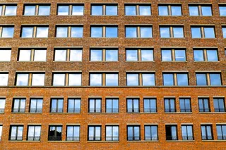 建筑，立面，砖，窗，古代，建筑，鹿特丹，荷兰