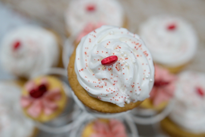 美国，沃林福德，糖霜，红，白，黄，蛋糕，纸杯蛋糕