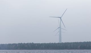 白色，风车，线条，照片，风，涡轮机，灰色，天空