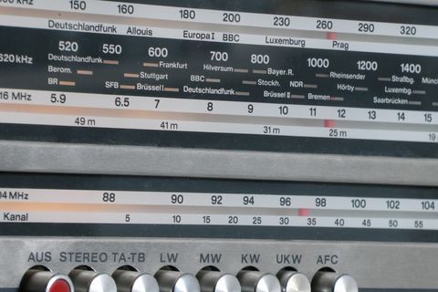 按键，按钮，收音机接收器，收音机，怀旧，世界接收器，复古，中波