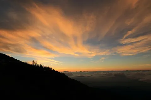 云,山,地平线,山,自然,云上,剪影,天空 云,山,地平线,山,自然,云上,剪影,天空