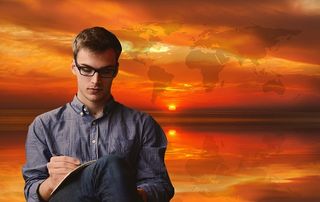 男人，写作，论文，企业家，创业，创业，创业，事业