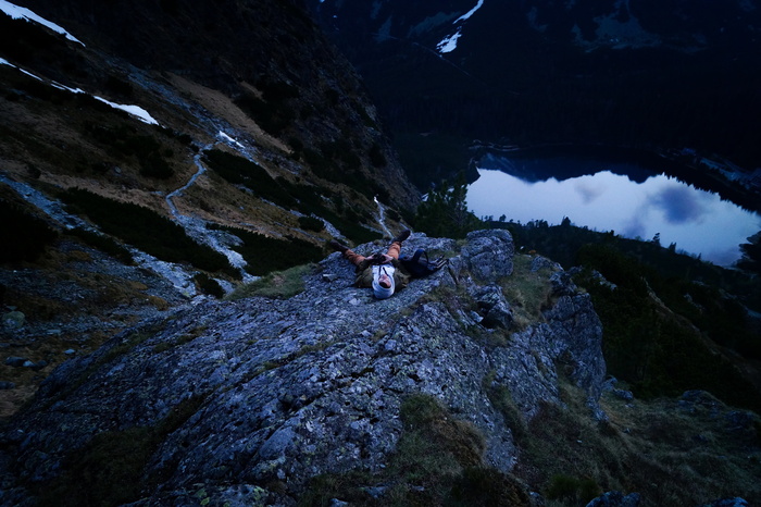 冷静，伙计，高塔拉斯，远足者，湖，人，山，山