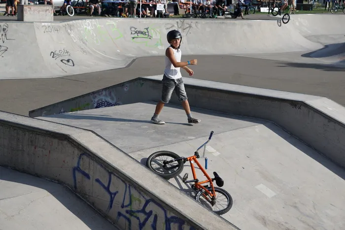 自行车，驾驶，运动，bmx，男孩，双轮车，自行车