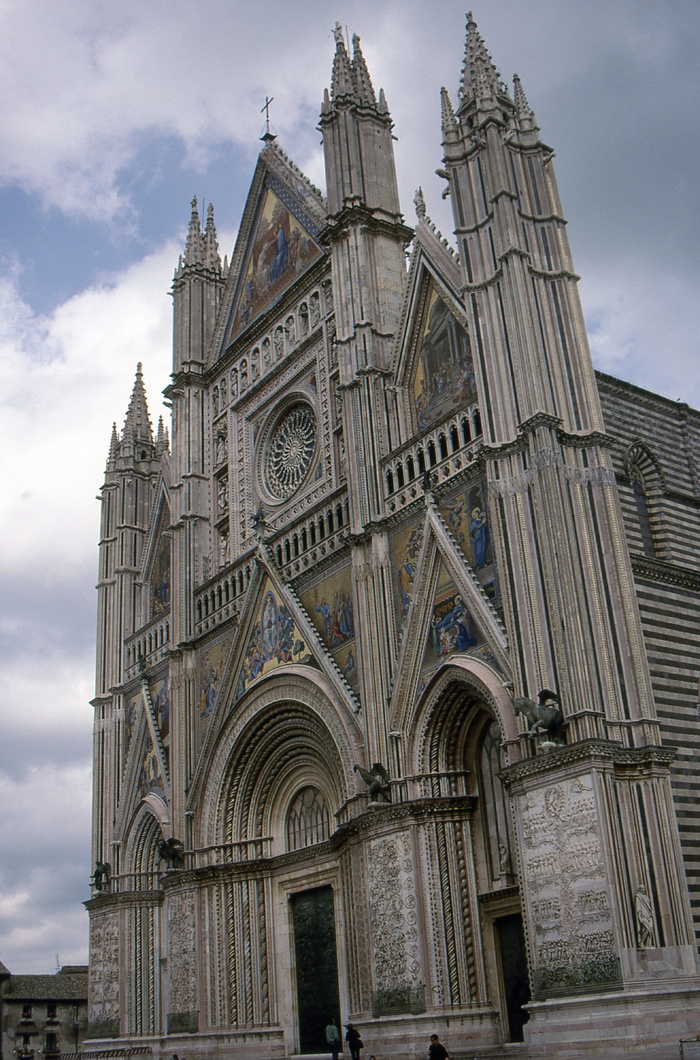 意大利，奥维多，大教堂，教堂，天主教，建筑外观，建筑结构，宗教