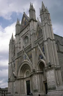 意大利，奥维多，大教堂，教堂，天主教，建筑外观，建筑结构，宗教