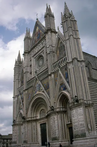 意大利，奥维多，大教堂，教堂，天主教，建筑外观，建筑结构，宗教