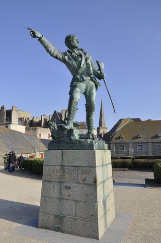 雕像，前，天空，古董，古董商，皮埃尔，王座，底座