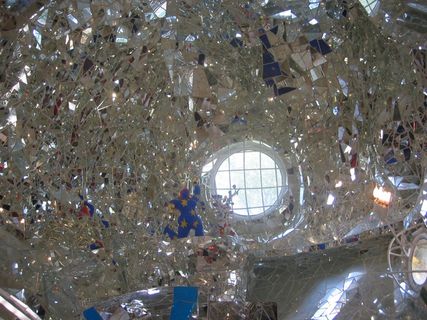 镜子，窗户，塔罗花园，塔罗花园，尼基·德·圣法勒，艺术，塔罗基贾第迪诺，托斯卡纳