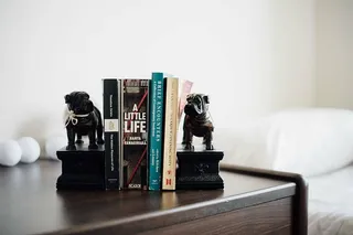 模糊，书架，特写，焦点，家具，室内，房间，静物