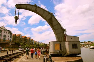 起重机，复古，设备，工业，工业，金属，高，框架