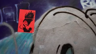 柏林，德国，艺术，涂鸦，卡通，墙壁，壁画，绘画