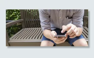 人，人，手，智能手机，安卓，模糊，手机，手机