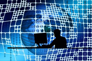 人，电脑插图，剪影，桌面网络，网络，地球，大陆，地球