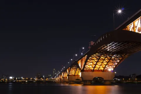 夜景,首尔,成山桥,韩国,韩国,桥,城市,章印象 夜景,首尔,成山桥,韩国,韩国,桥,城市,章印象
