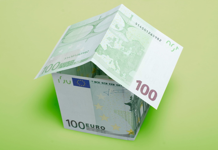 100，银行，钞票，房子，账单，商业，购买，现金