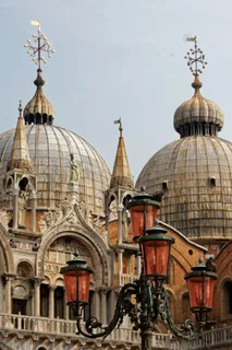 威尼斯，威尼斯，意大利，灯，灯笼，路灯，建筑，印象