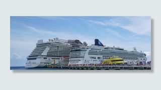 游轮、挪威之星、挪威度假、墨西哥、加勒比海、海洋、港口、科祖梅尔