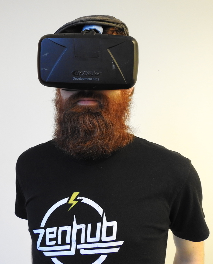男，戴，黑色，vr护目镜，虚拟现实，oculus，技术，现实