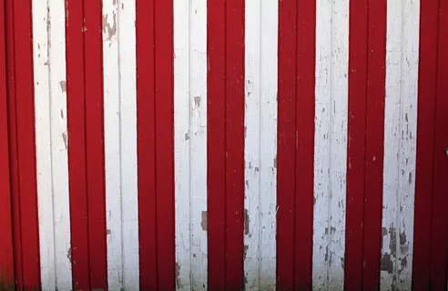 红色和白色、线条、条纹、破损油漆、油漆、墙壁、背景、上下