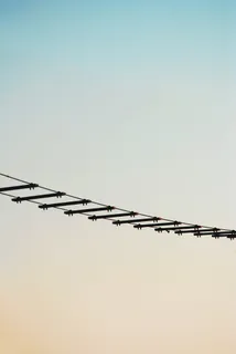 自然, 天空, 云, 桥, 户外, 绳子, 晴朗的天空, 复制空间 自然, 天空, 云, 桥, 户外, 绳子, 晴朗的天空, 复制空间
