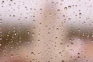 美国，罗切斯特，梅奥诊所，雨滴，液滴，失焦，模糊