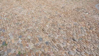 鹅卵石，路，走，读石铺路，圆石，头形石，猫头石膏，甜补丁