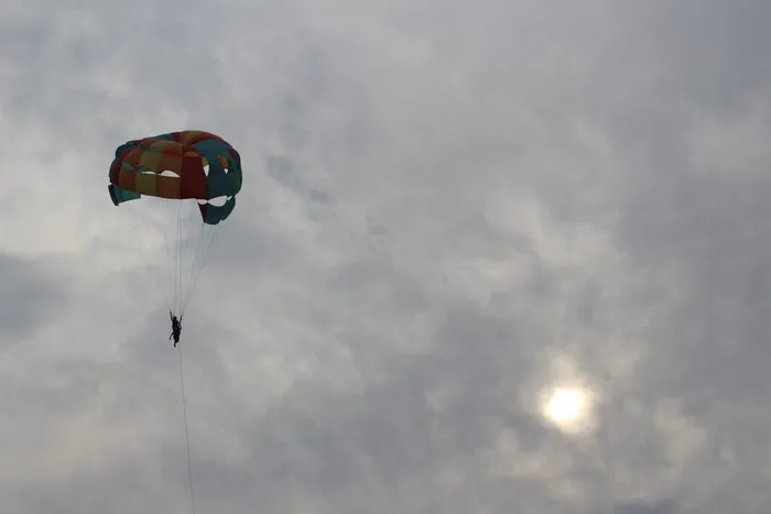 印度，科尔瓦海滩，运动，迷你，海滩，滑翔伞，果阿，天空