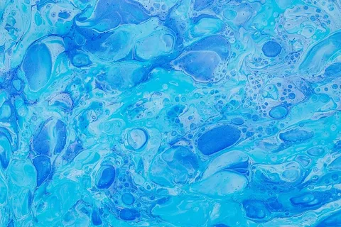 清水、水、泡沫、图案、纹理、户外、亚克力、蓝色