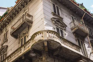 都灵带阳台的建筑角